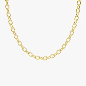 Crafted from high-quality stainless steel with a luxurious gold-plated finish, this necklace is waterproof and resistant to tarnishing, ensuring long-lasting shine and durability. A versatile piece for everyday wear or layering with other accessories.