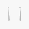 stainless steel spike earrings with a sleek design and polished finish.